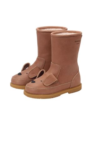 Wadudu Classic Boots Dog Hazelnut Leather DONSJE KIDS | 2022004CL018